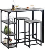 Bar Table Set with Bar Stools Chairs