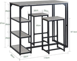 Bar Table Set with Bar Stools Chairs