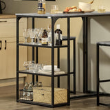 Bar Table Set with Bar Stools Chairs