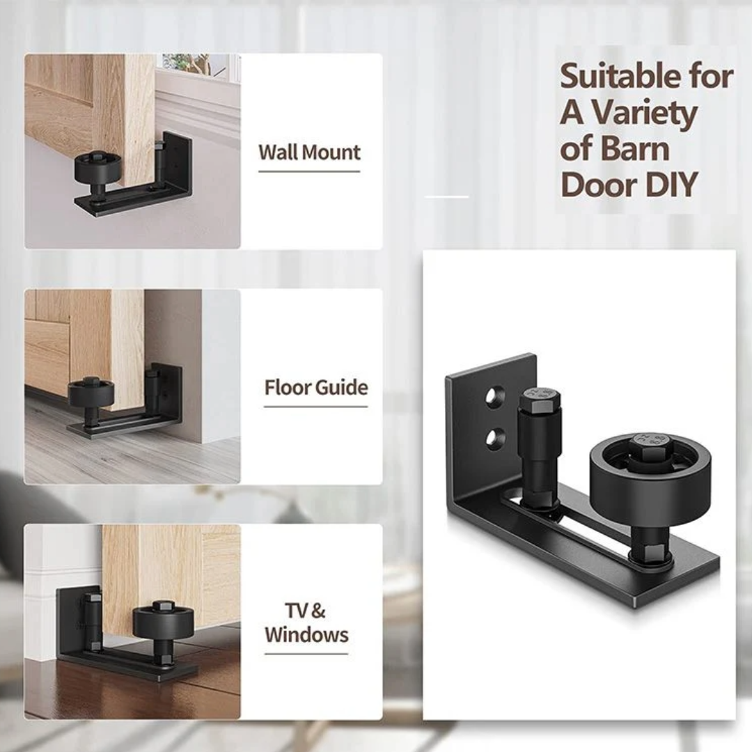 Adjustable Sliding Barn Door Floor Guide Roller