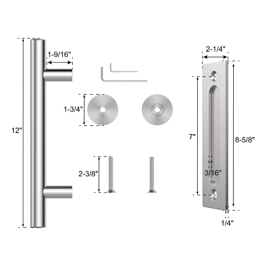 12'' Barn Door Handle