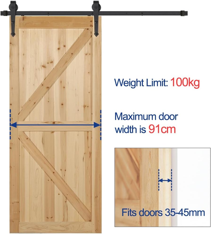 Barn Door Hardware 1.83M