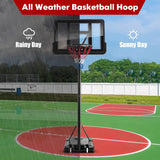 Basketball Hoop with stand height adjustable Hoop 3.05m
