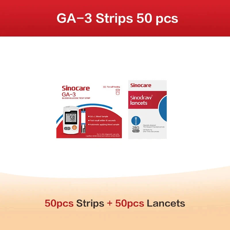 Sinocare GA-3 Blood Glucose Meter Blood Sugar Monitor