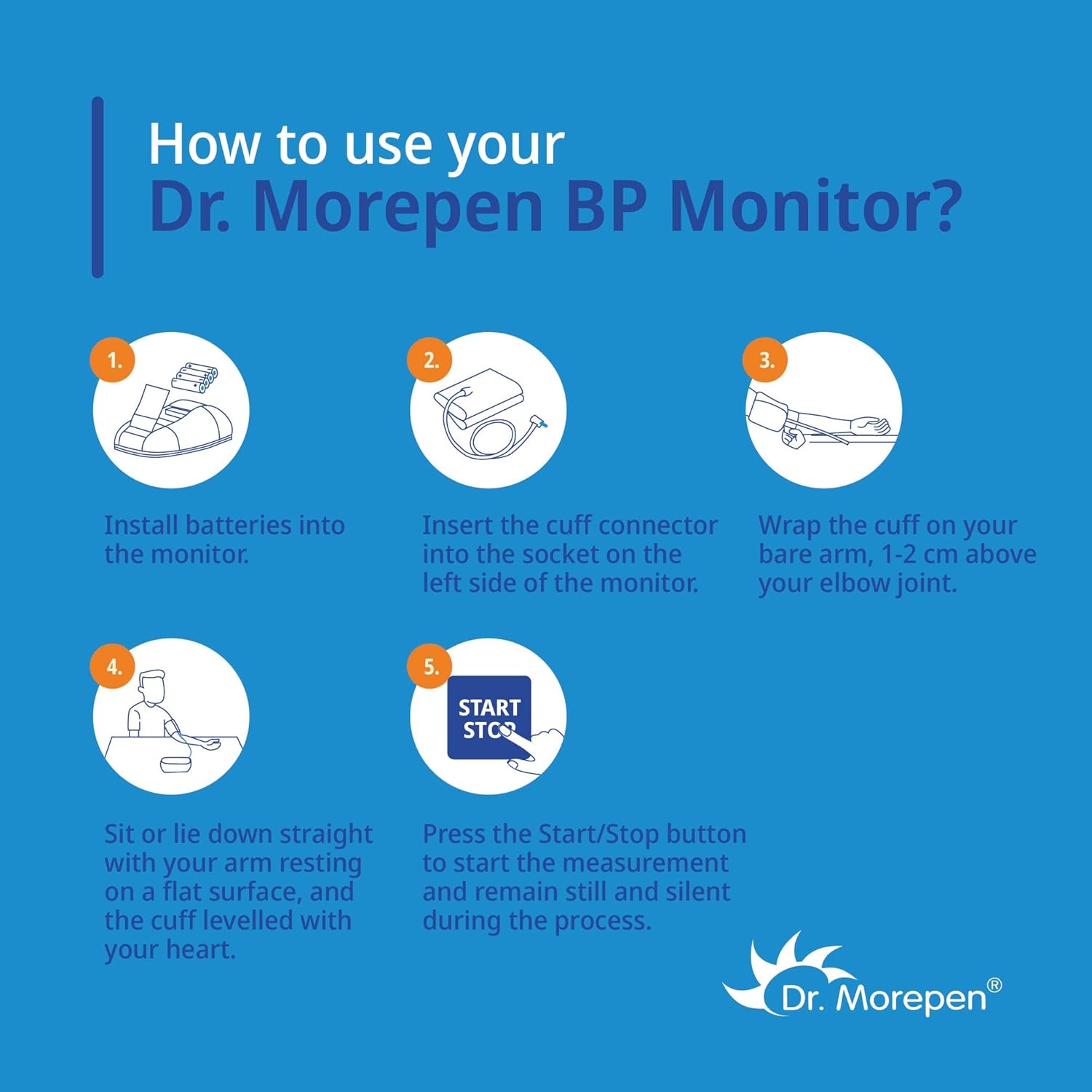 Dr. Morepen Blood Pressure Monitor BP-15
