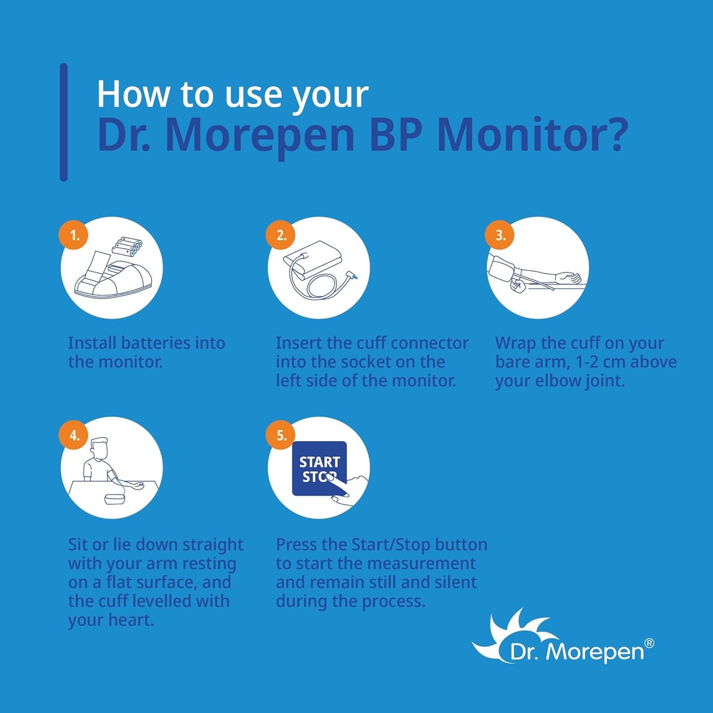 Blood Pressure Monitor BP-15 Dr. Morepen