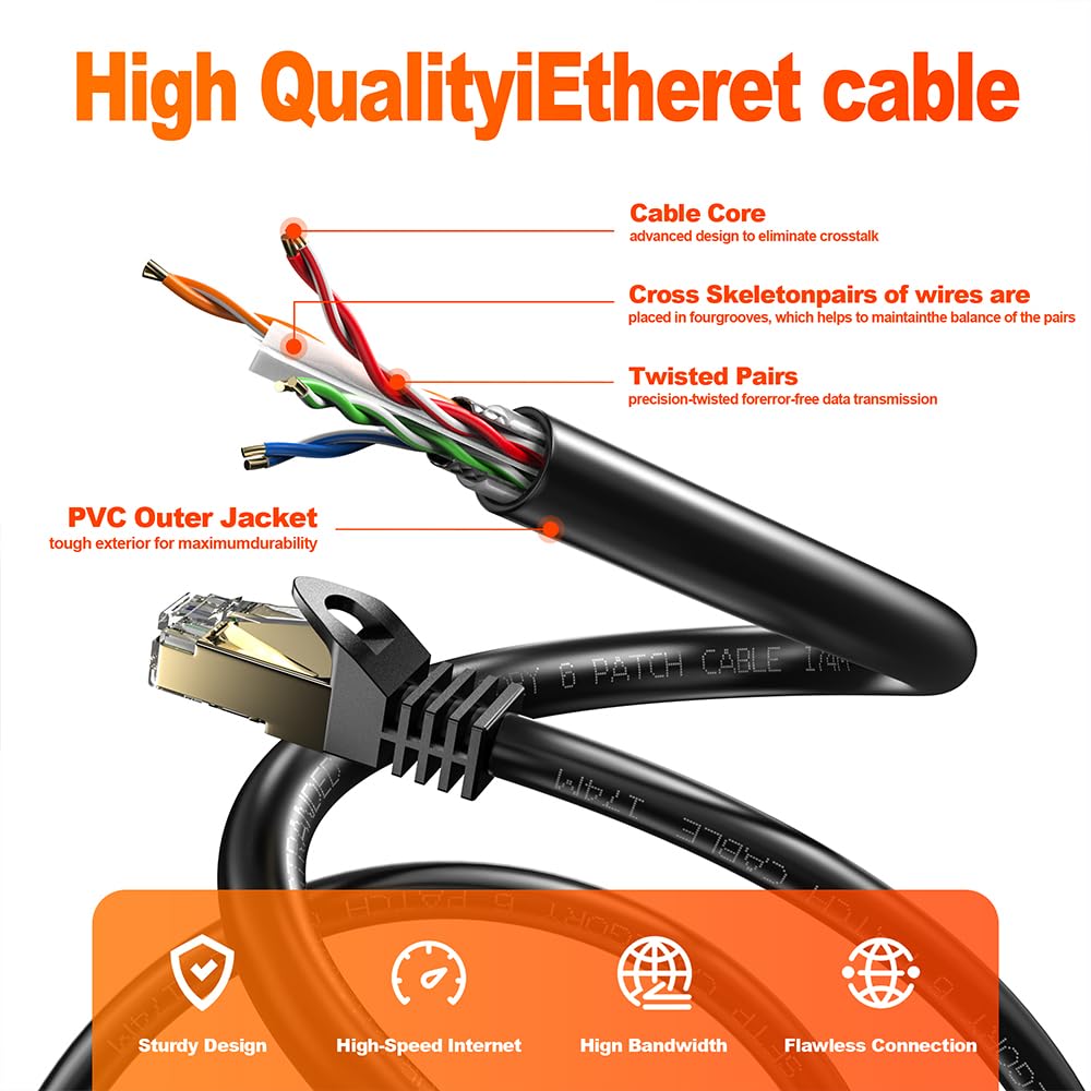 LAN Cable CAT 7 Ethernet Cable 10m