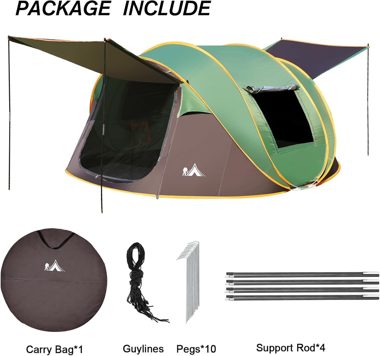 Camping Tent 4-6 Person Pop Up