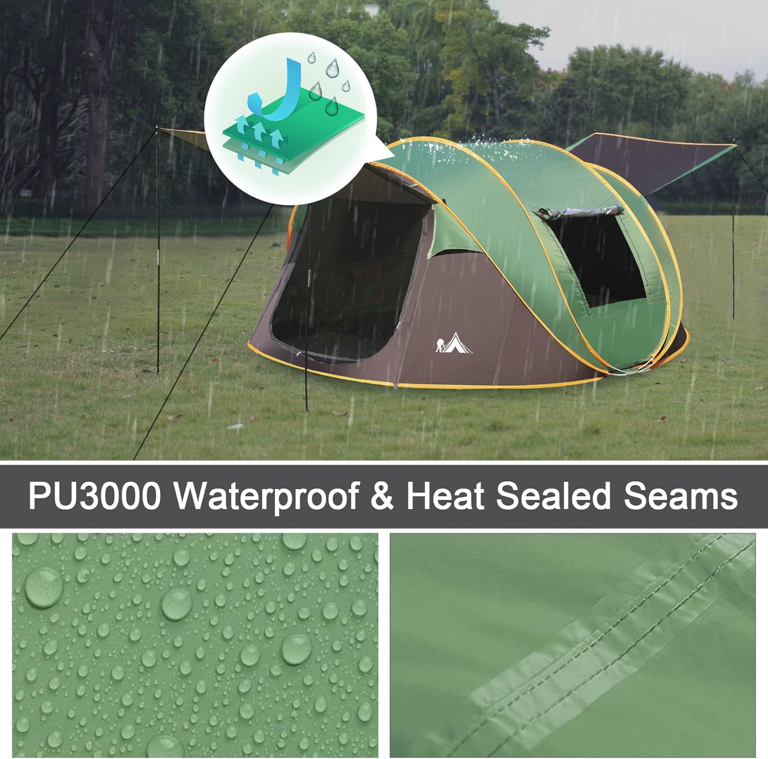 Camping Tent 4-6 Person Pop Up