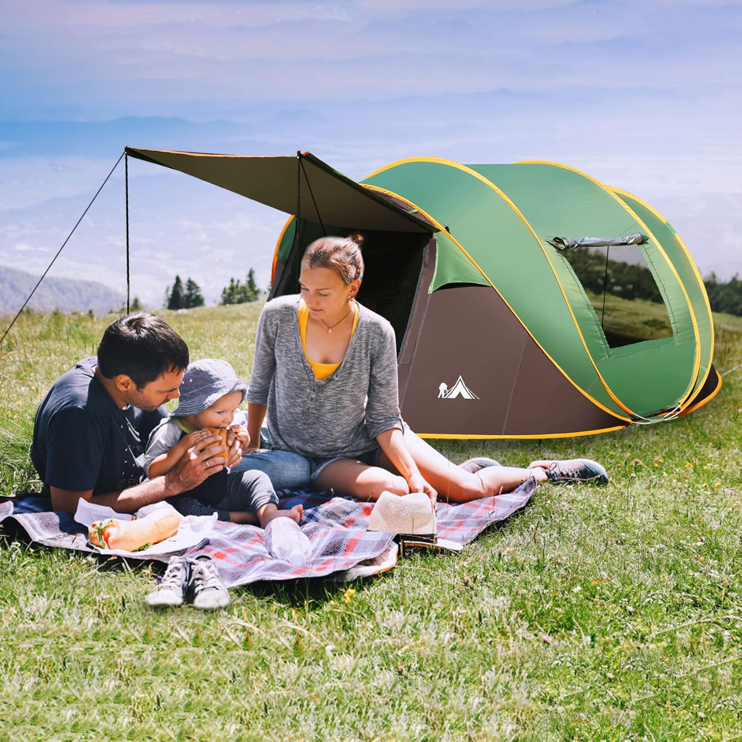 Camping Tent 4-6 Person Pop Up
