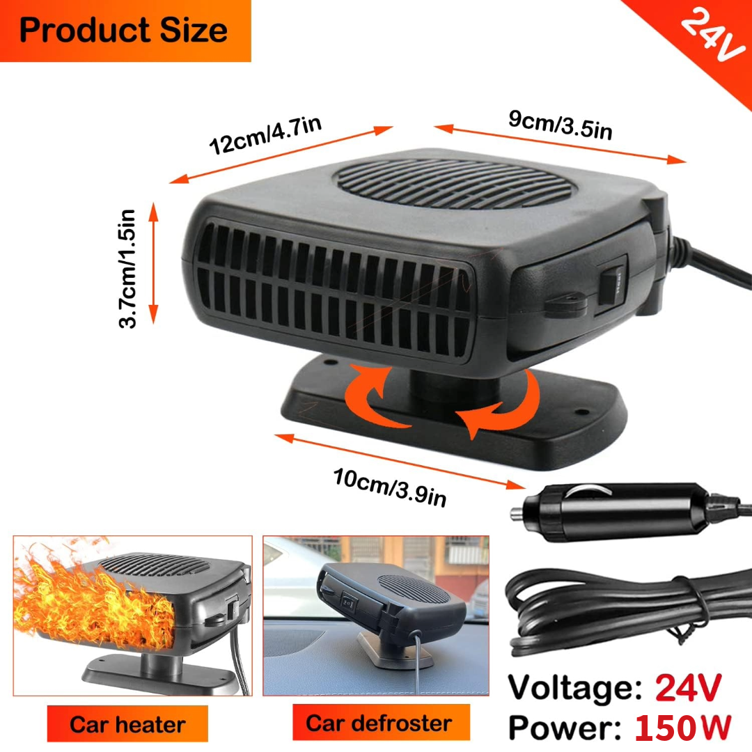 Car Heater 12V Heater Fast Heating Fan Defroster Device