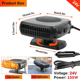 Car Heater 12V Heater Fast Heating Fan Defroster Device