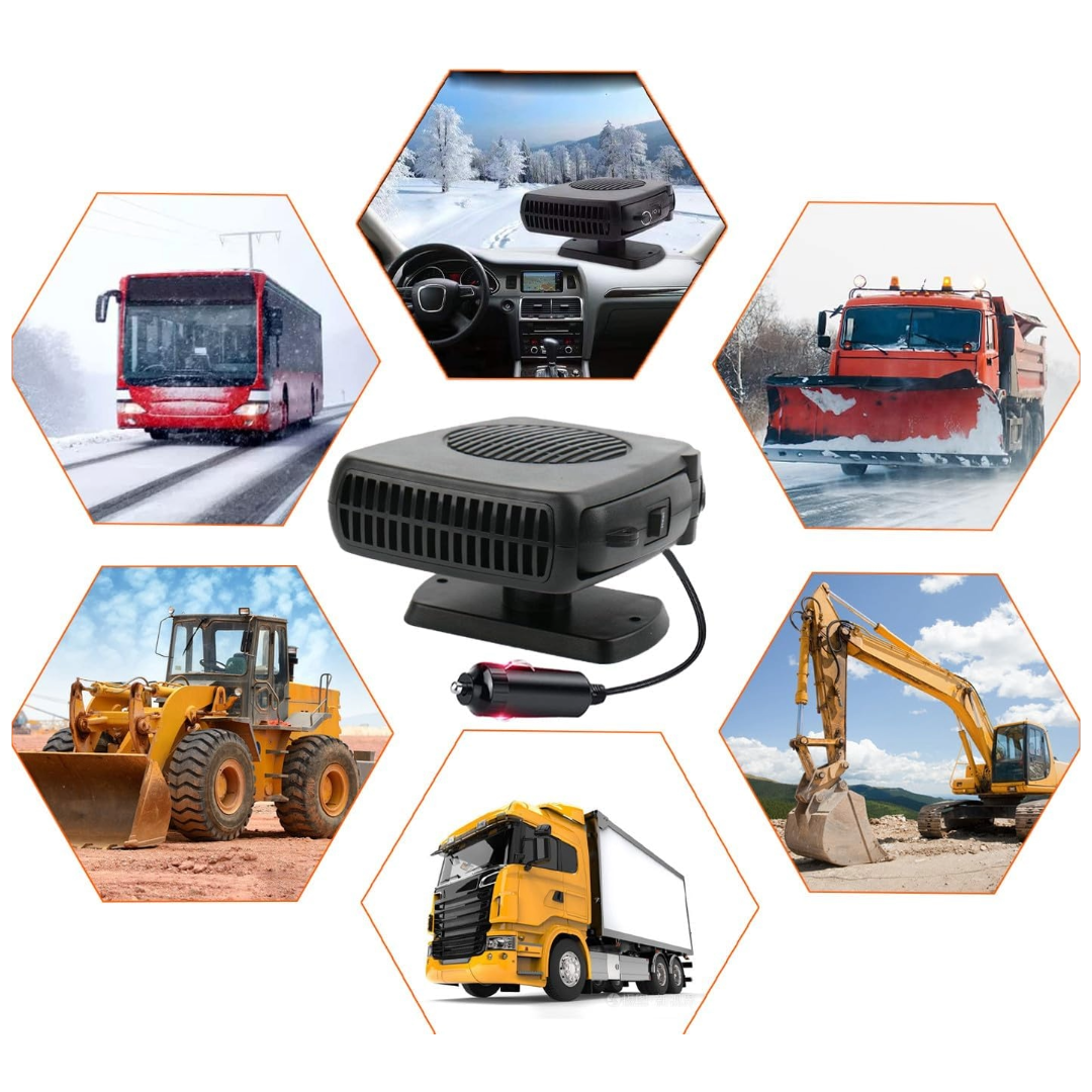 Car Heater 12V Heater Fast Heating Fan Defroster Device