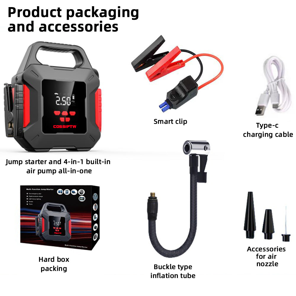 Car Jump Starter Tyre Inflator