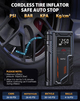 Car Jump Starter with Tyre Inflator