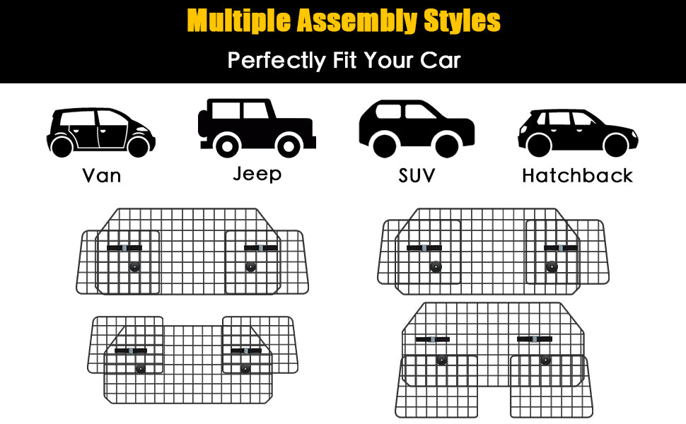 Car Pet Barrier Dog Barrier Fence