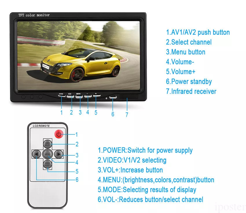 Car Reverse Camera Rear View Reverse Camera