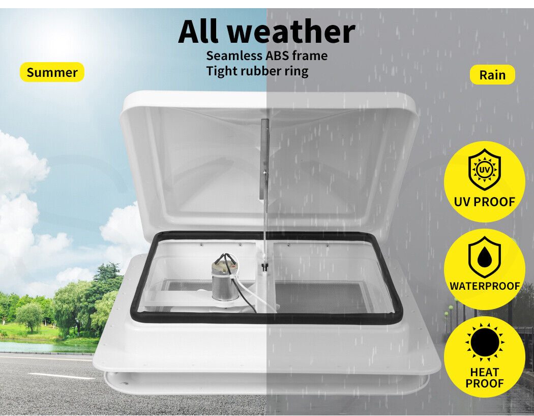 Caravan Roof Vent RV Shower Hatch