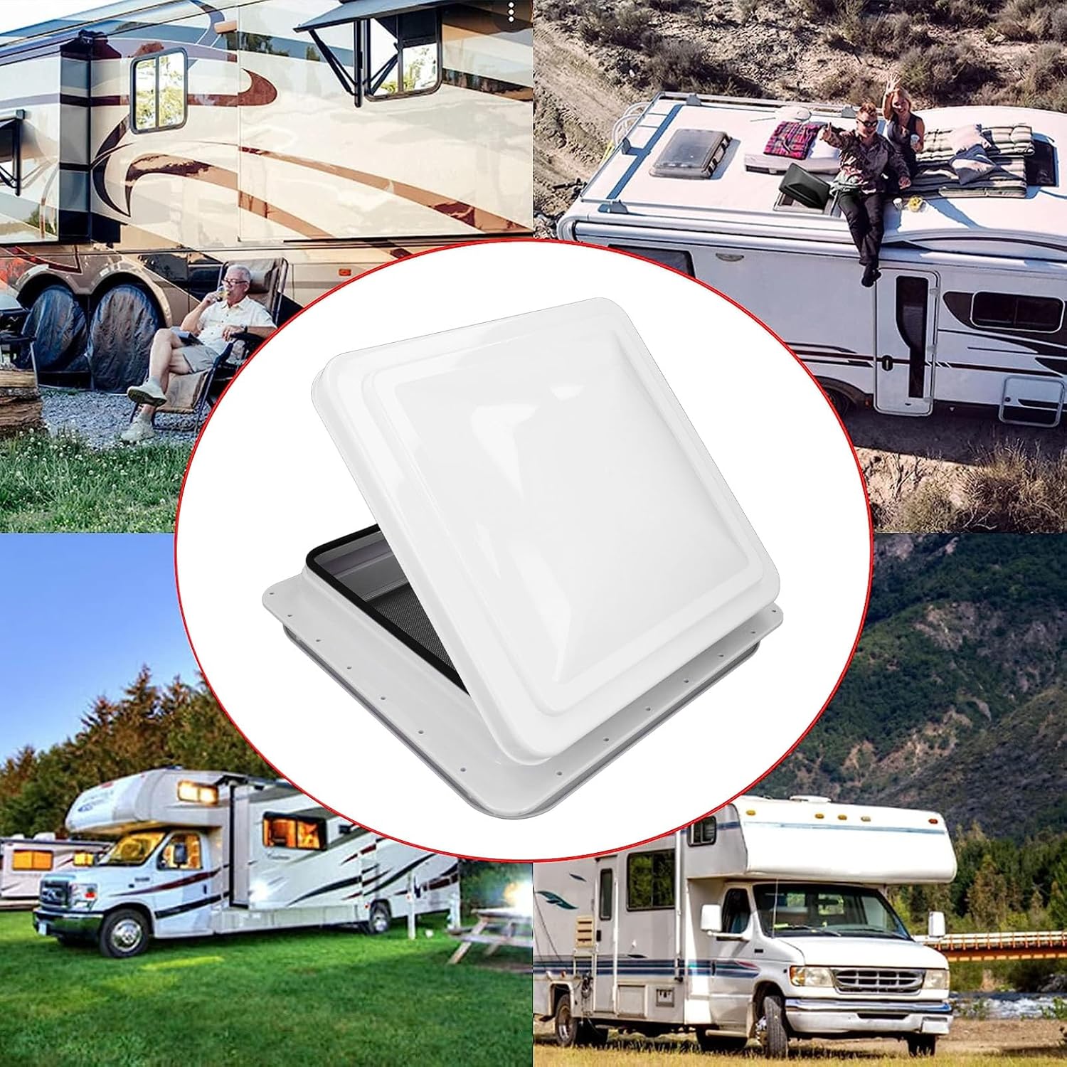 Caravan Roof Vent RV Shower Hatch