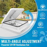 Caravan Roof Vent RV Shower Hatch