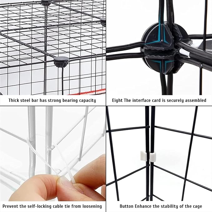Cat Cage DIY Enclosure Pet Crate Rabbit Hutch Pet Playpen