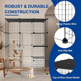Cat Cage DIY Enclosure Pet Crate Rabbit Hutch Pet Playpen