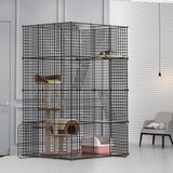 Cat Cage DIY Enclosure Pet Crate Rabbit Hutch Pet Playpen