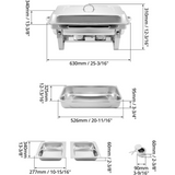 11L Chafing Dish Buffet Set – Keep Food Warm in Style
