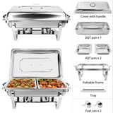 11L Chafing Dish Buffet Set – Keep Food Warm in Style
