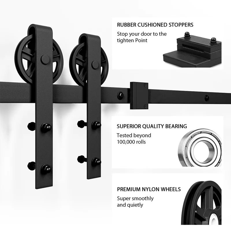 Barn Door Hardware Kit 2.5m