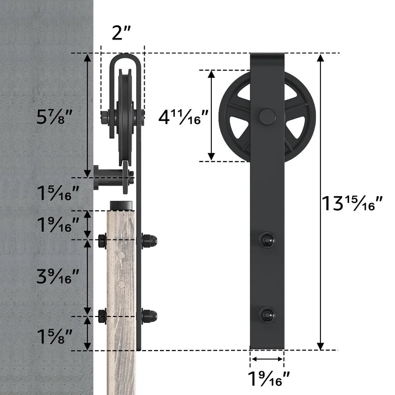 Barn Door Hardware Kit 2.5m