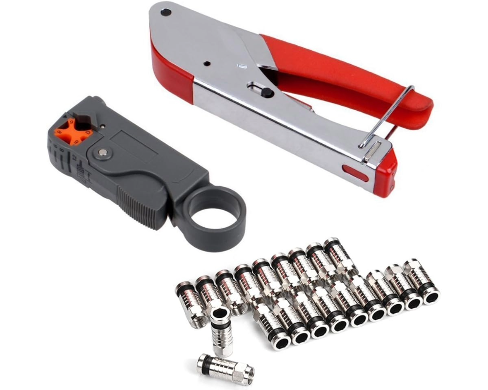 Coaxial Cable Crimper Tool
