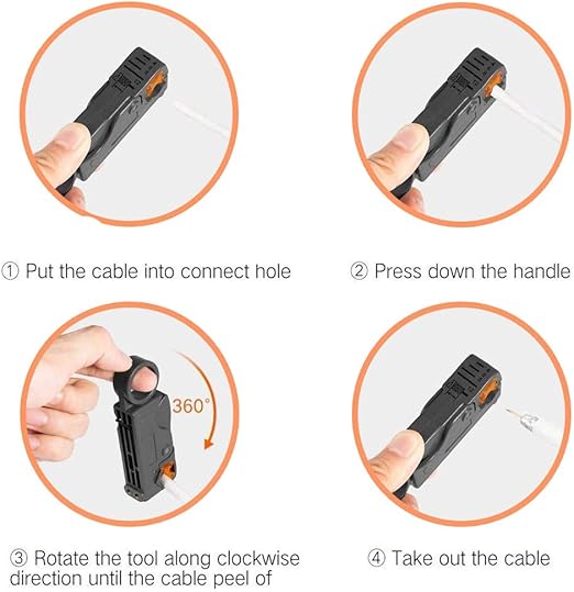 Coaxial Cable Crimper Tool