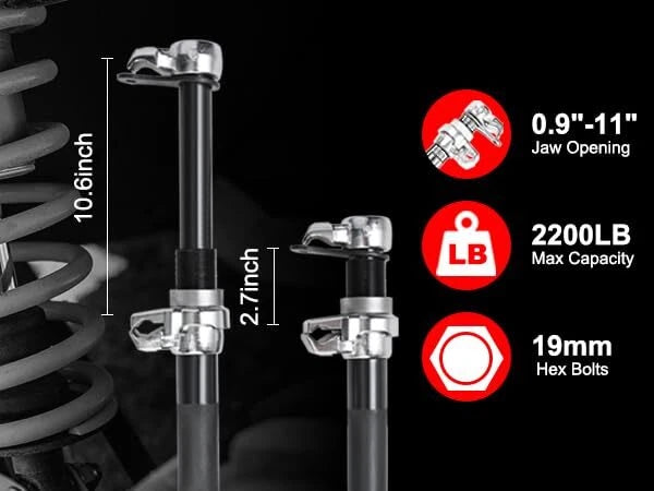 Coil Spring Compressor Car Garage Tool Kit Heavy Duty