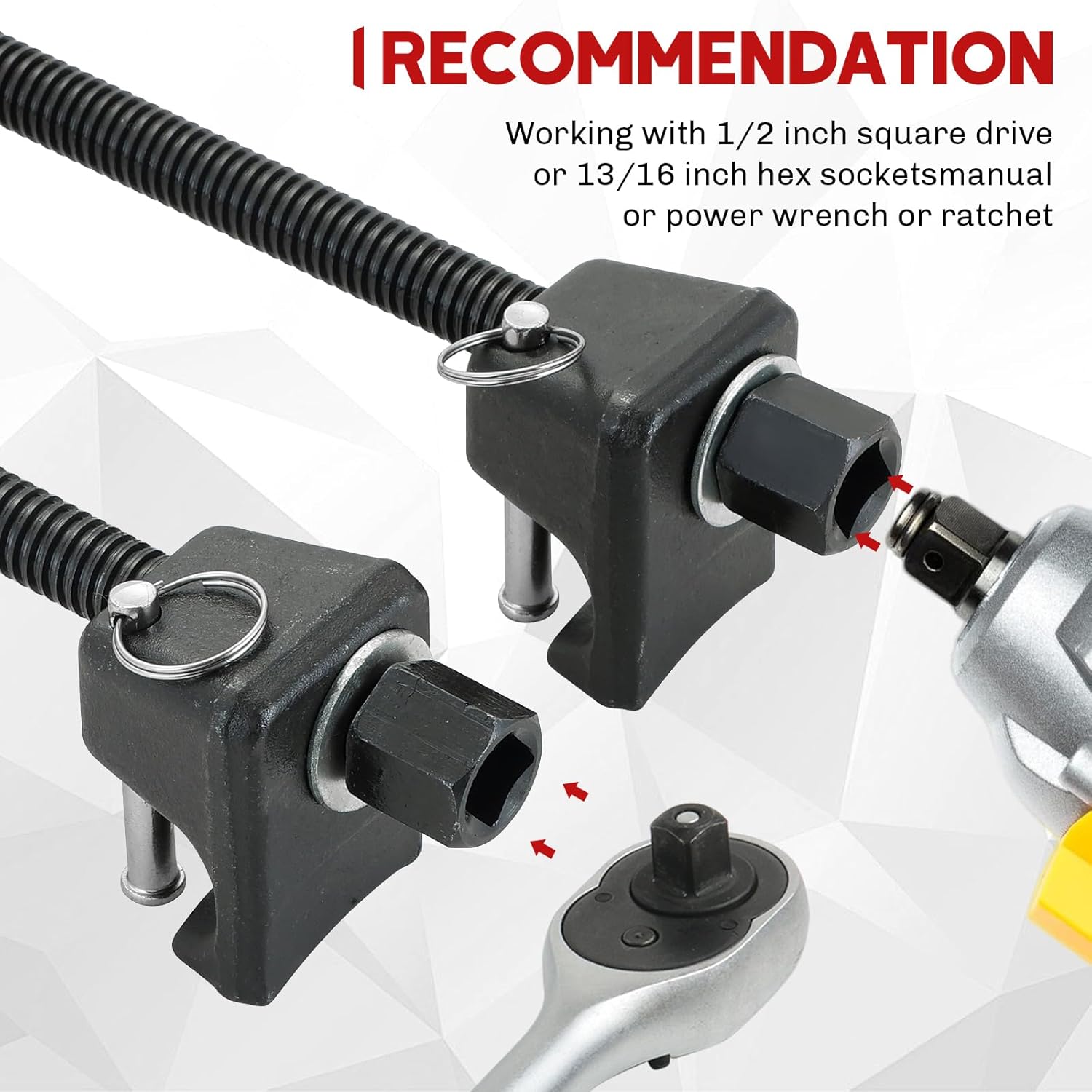Coil Spring Compressor Car Garage Tool Kit