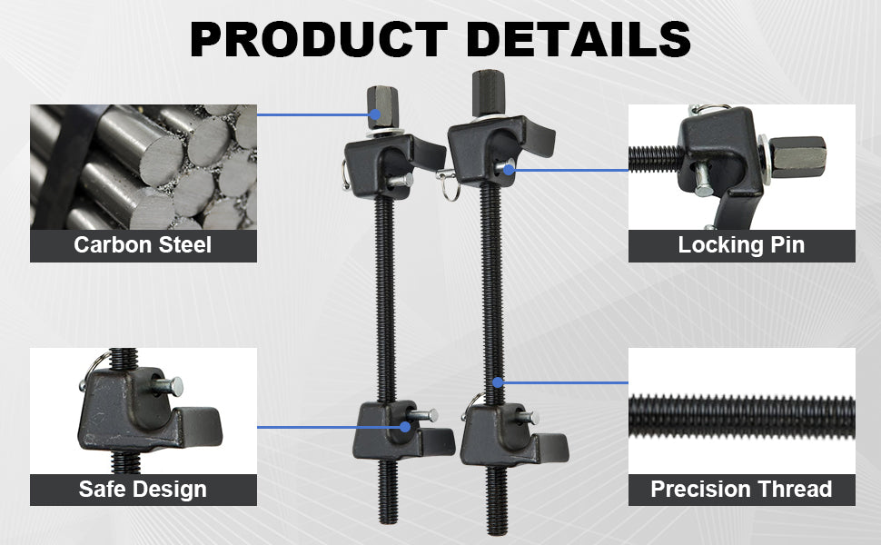 Coil Spring Compressor Car Garage Tool Kit