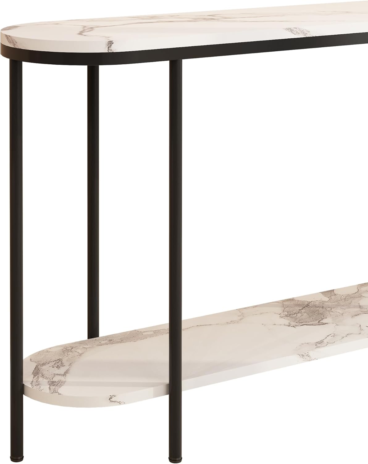 Console Table Hallway Table With Shelves