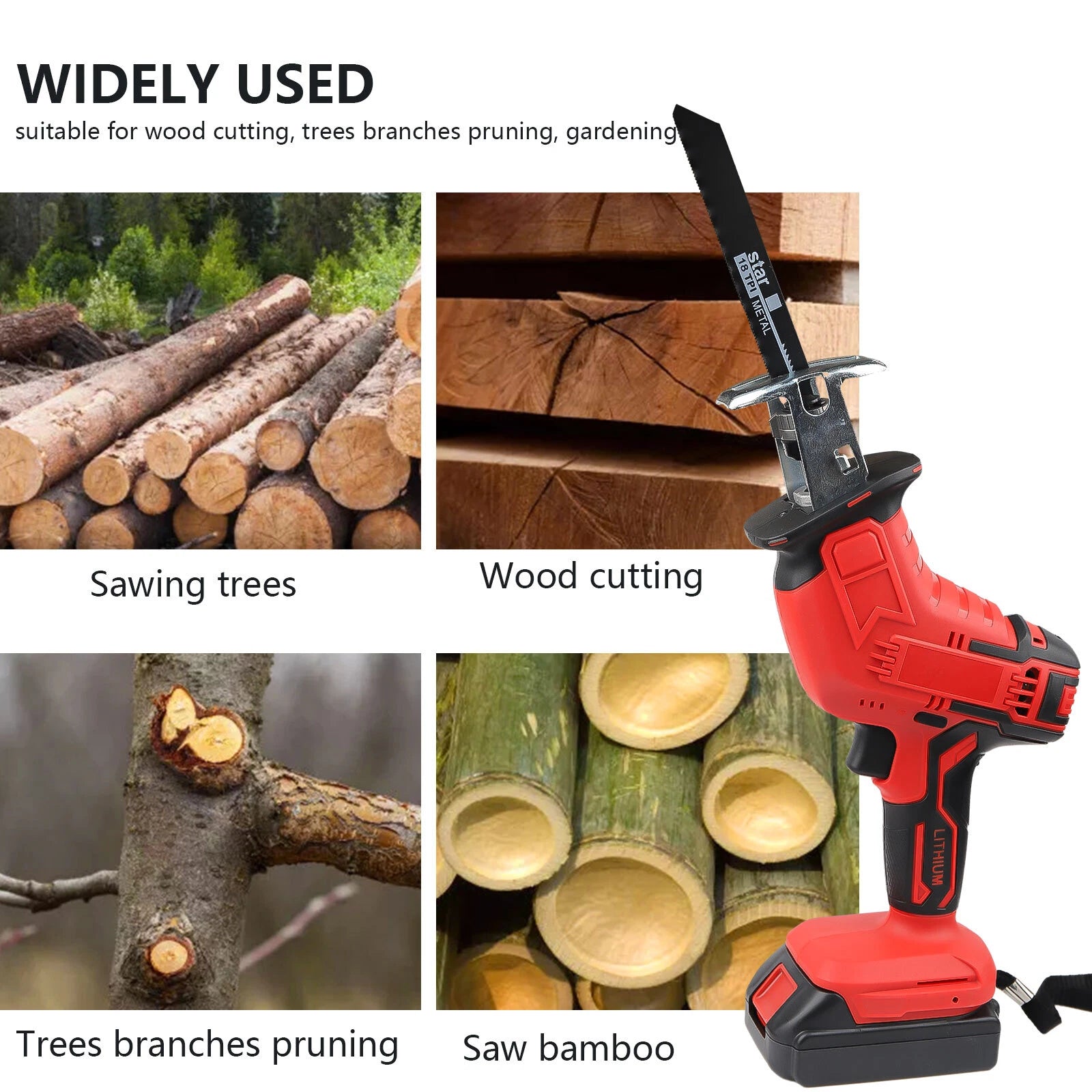Cordless Electric Hand Saw Reciprocating Saw