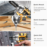 Cordless Electric Impact Wrench With Battery