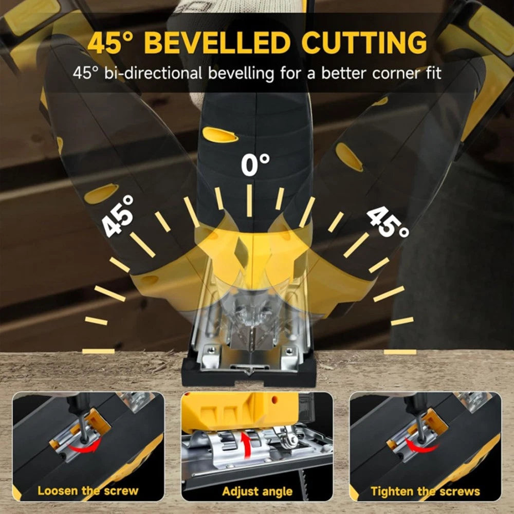 Cordless Electric Jigsaw with Battery