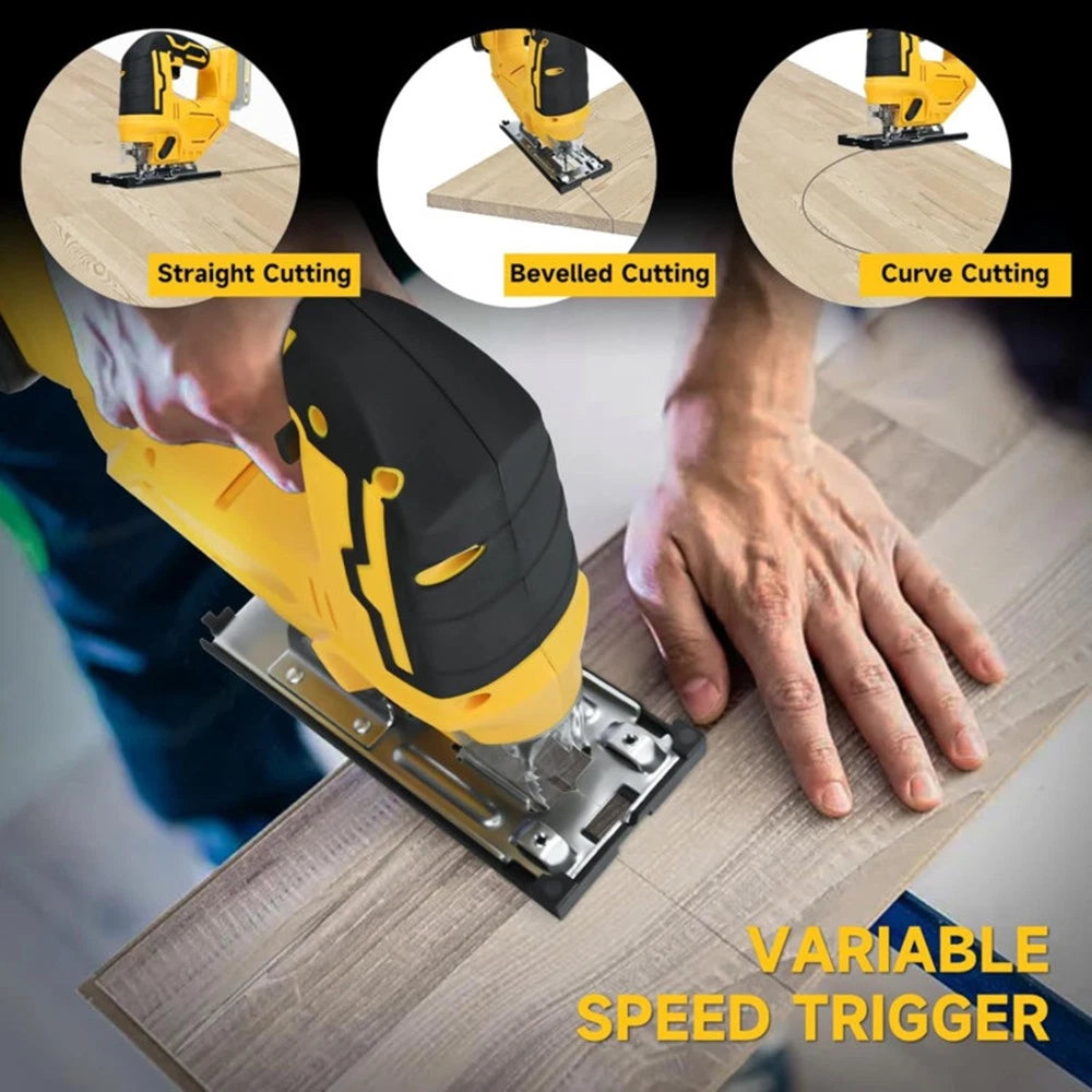 Cordless Electric Jigsaw with Battery