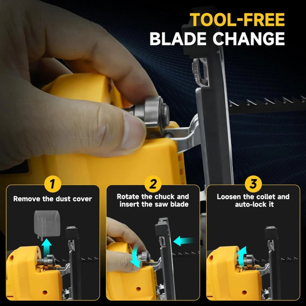 Cordless Electric Jigsaw with Battery