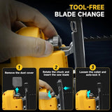 Cordless Electric Jigsaw with Battery