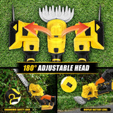 Cordless Hedge Trimmer 2 in 1 Lawn and Shrub Shears