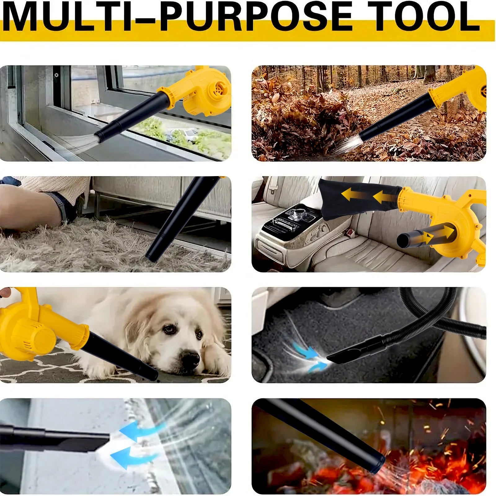 Cordless Leaf Blower Electric Blower 21V