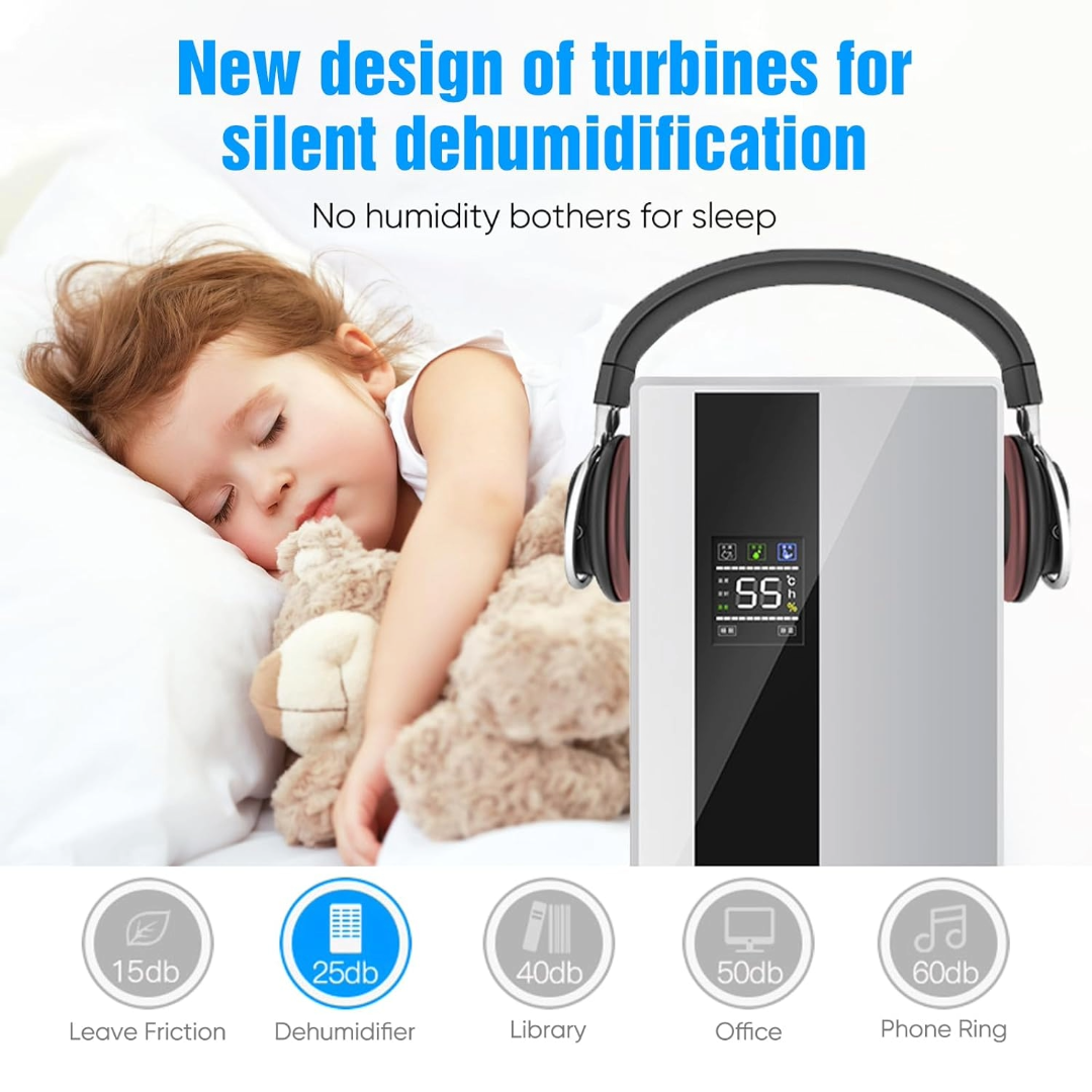 Dehumidifier 2200ml Portable
