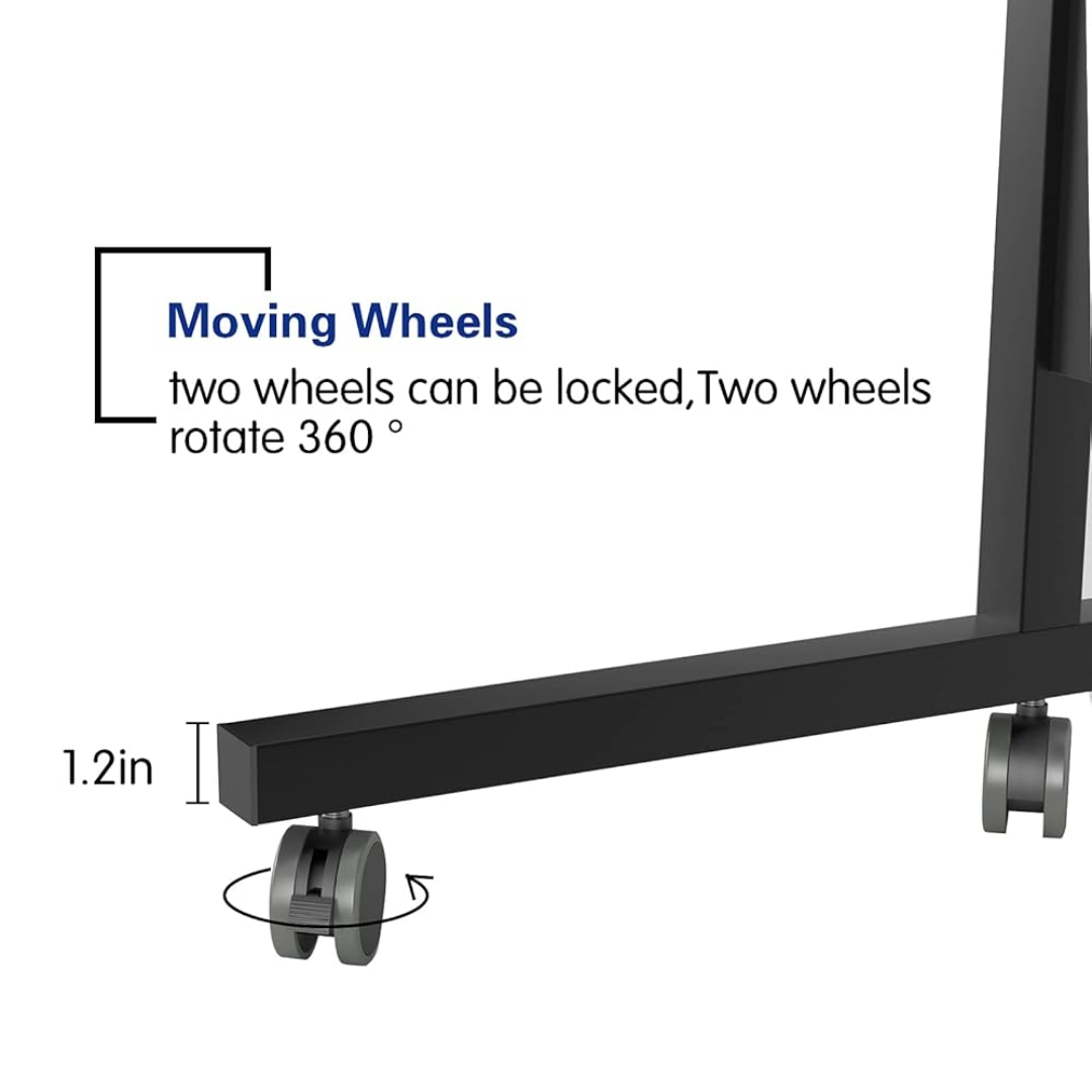 Portable Laptop Desk Adjustable Study Office Table (Black)