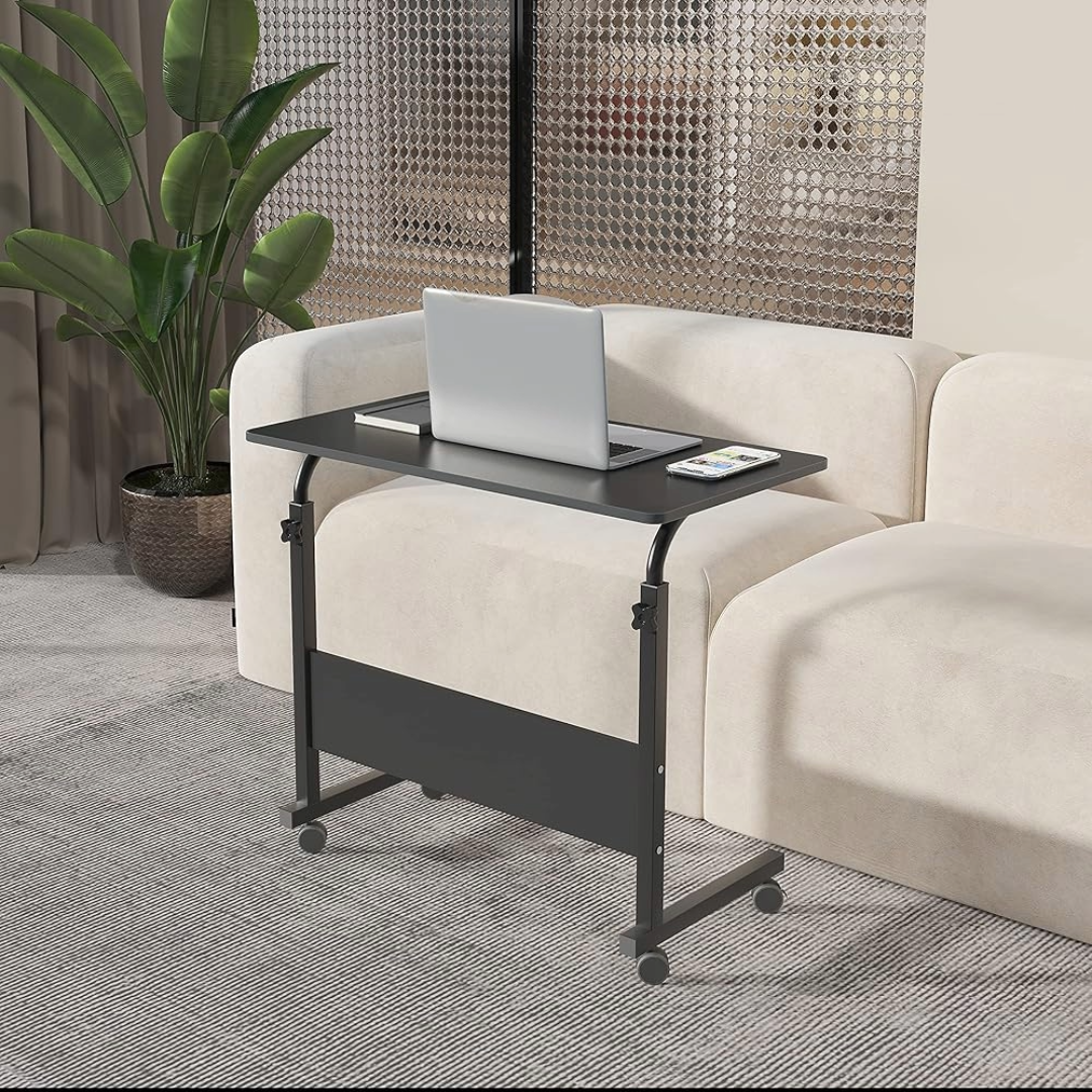 Portable Laptop Desk Adjustable Study Office Table (Black)