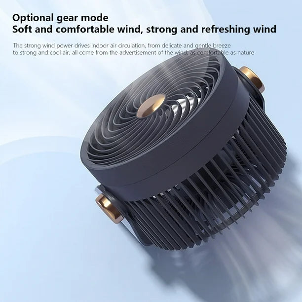 Desktop Fan Home Office Fan (Blue)