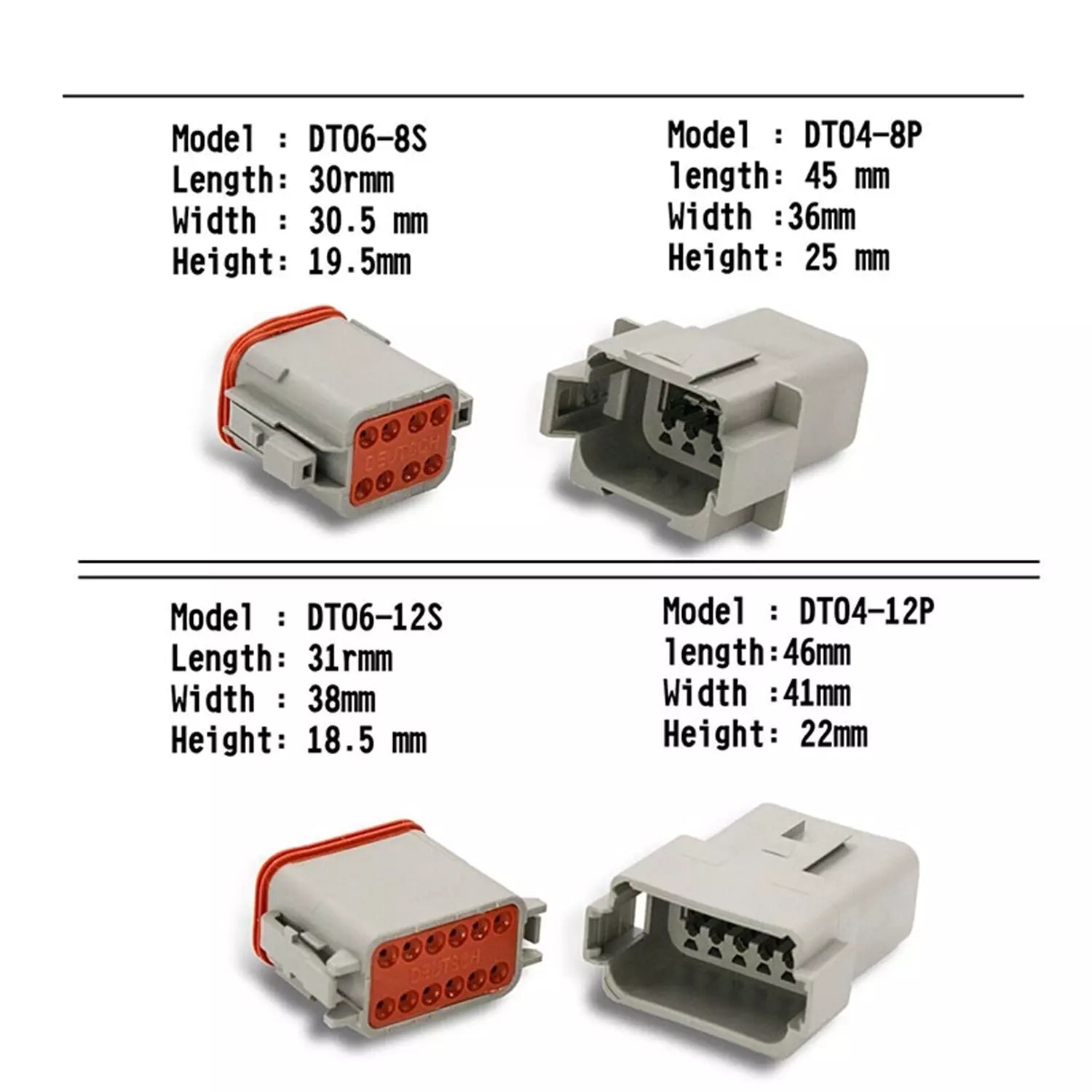 Deutsch DT Connector Plug Kit
